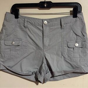 Hot Kiss Light Gray Women's Cargo Shorts